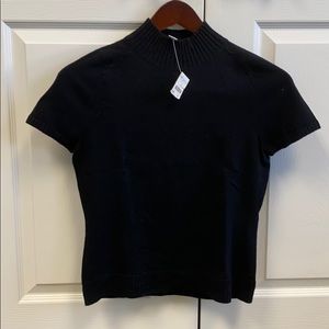 Black Mock Neck Sweater